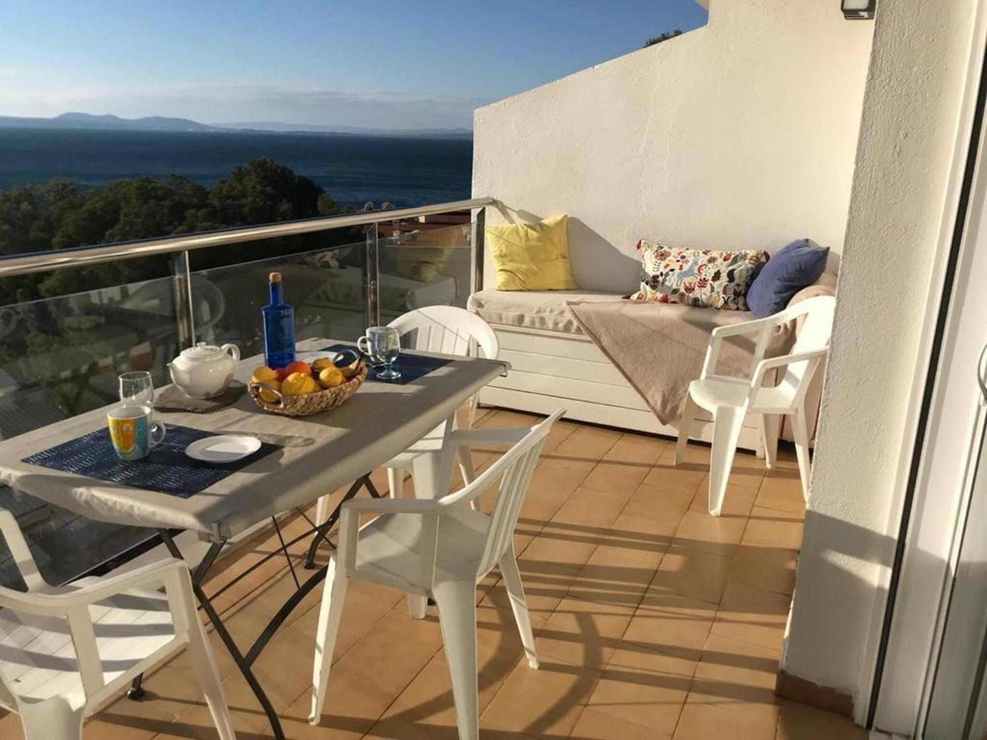 Apartamento Vista Mar Y Parking En Roses Av-27 Bagian luar foto