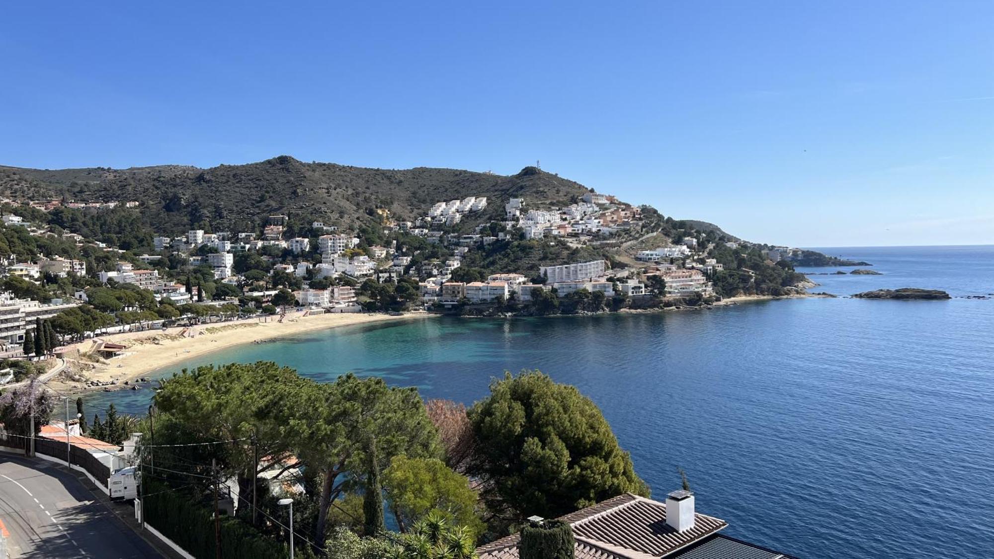Apartamento Vista Mar Y Parking En Roses Av-27 Bagian luar foto