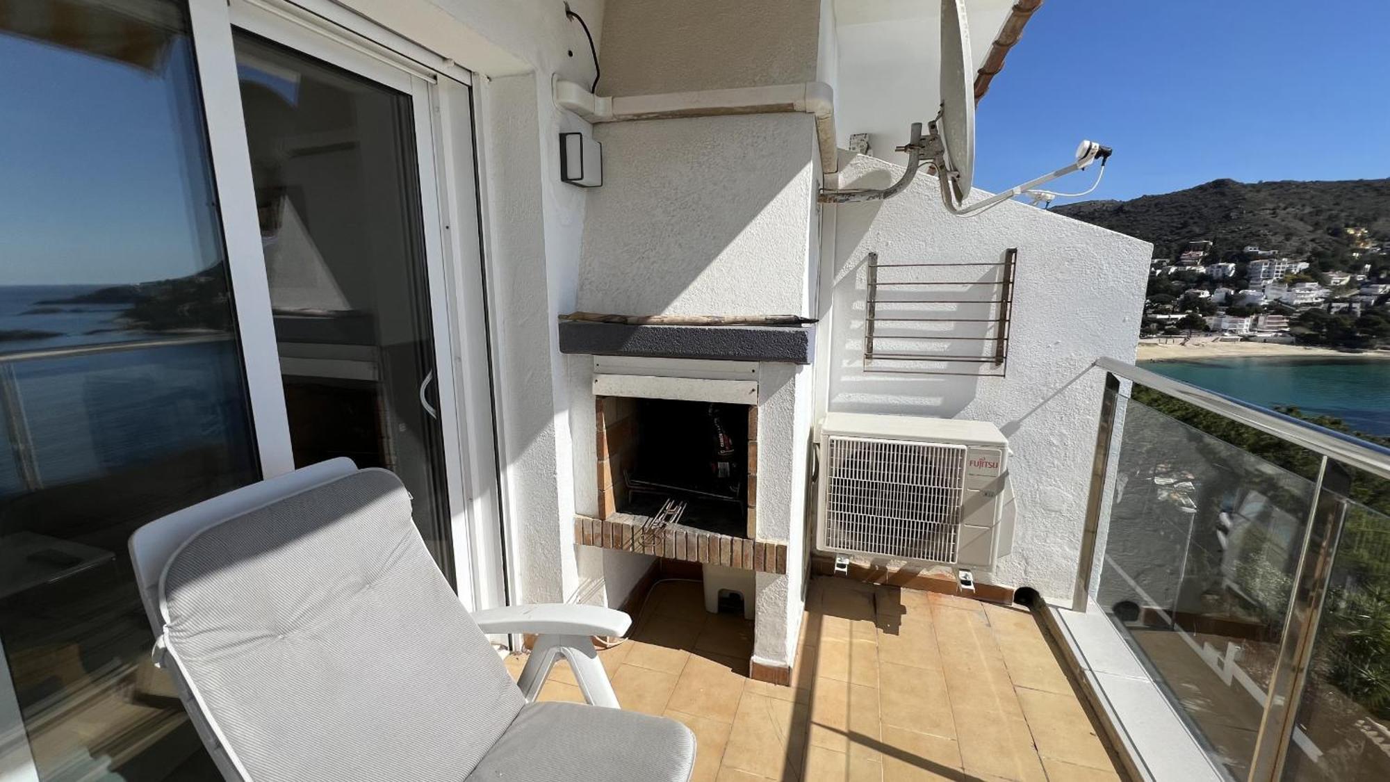 Apartamento Vista Mar Y Parking En Roses Av-27 Bagian luar foto